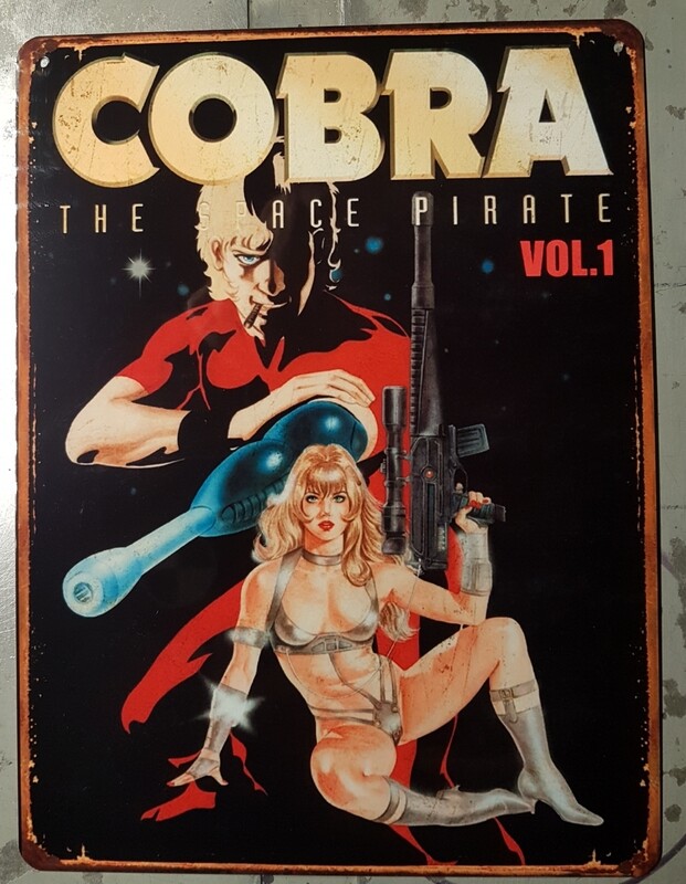 Plaque métal vintage Cobra