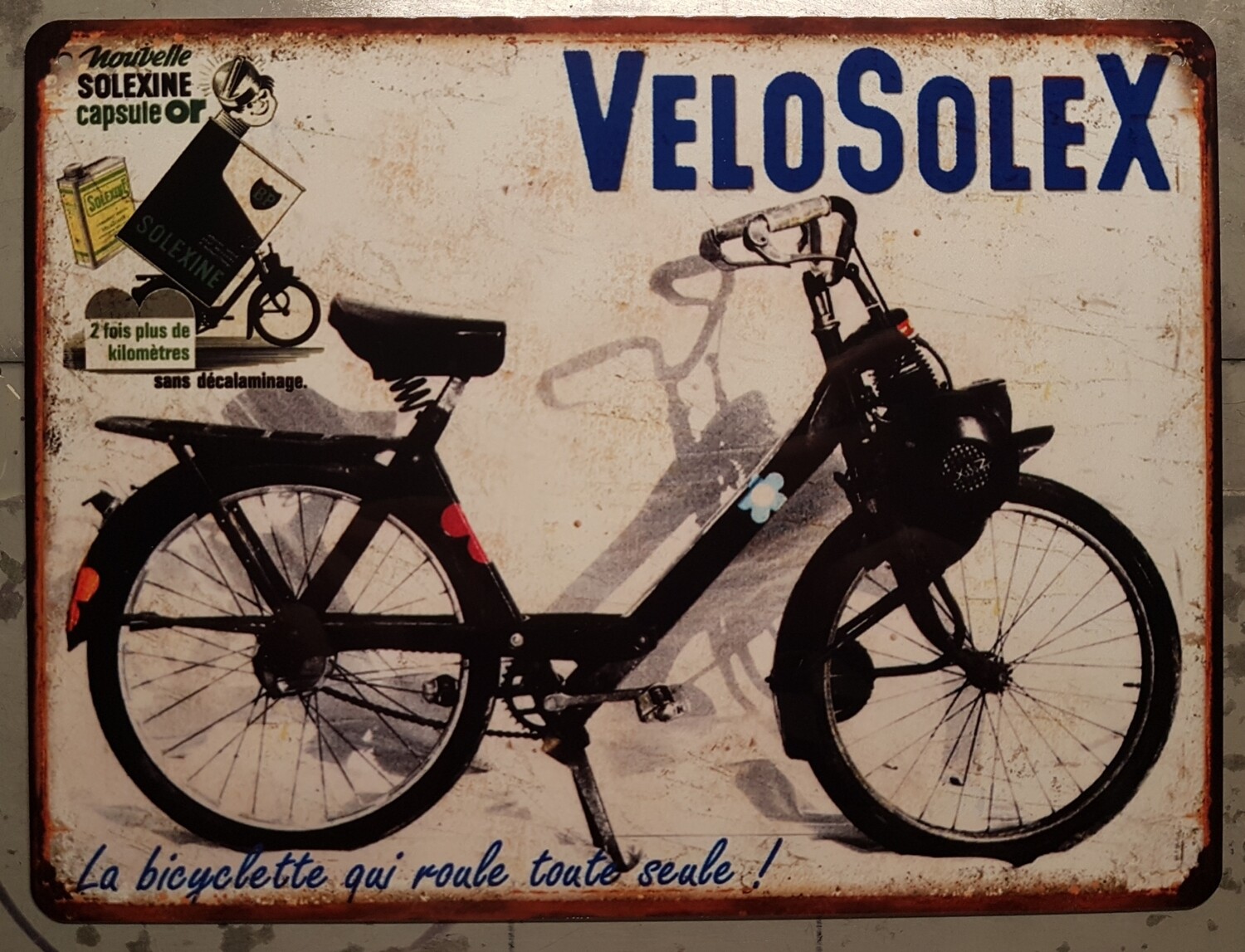 Plaque métal vintage Solex