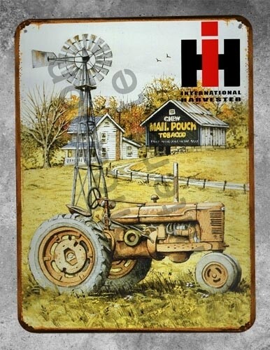 Plaque métal vintage International Harvester