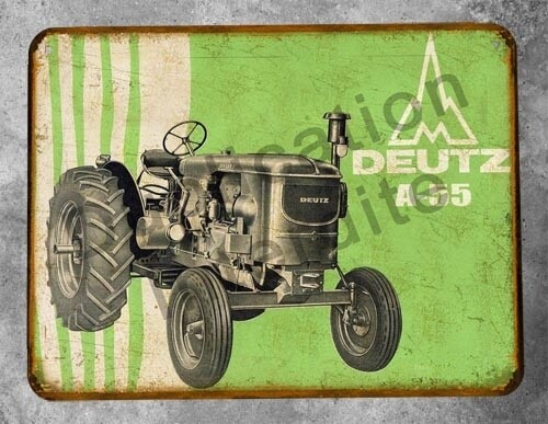 Plaque métal vintage Deutz