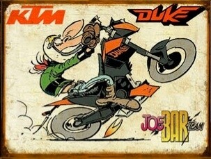Plaque métal vintage JBT KTM