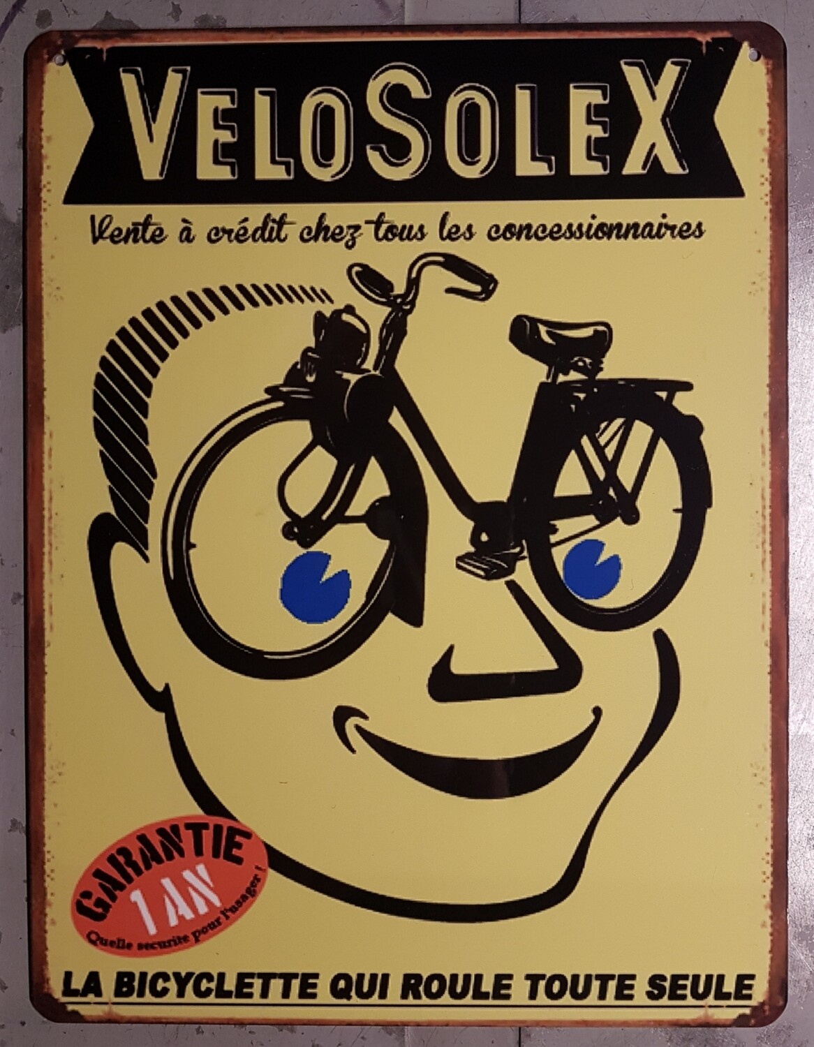 Plaque métal vintage Solex