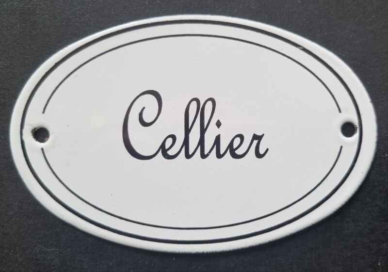 Plaque émail Cellier