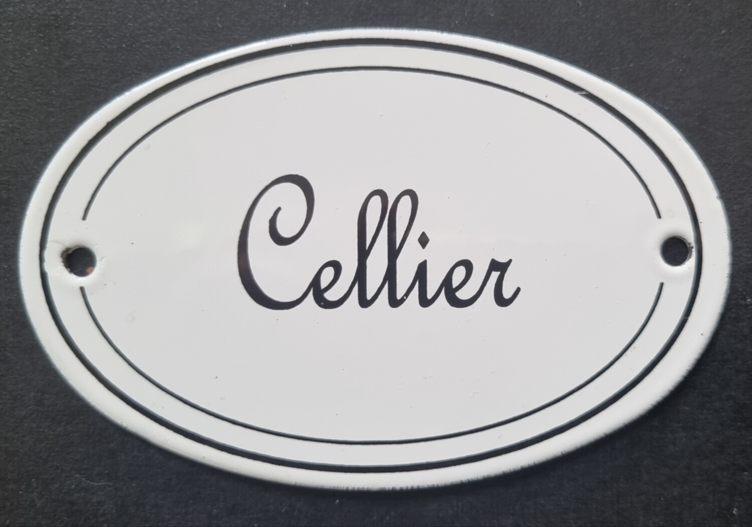 Plaque émail Cellier