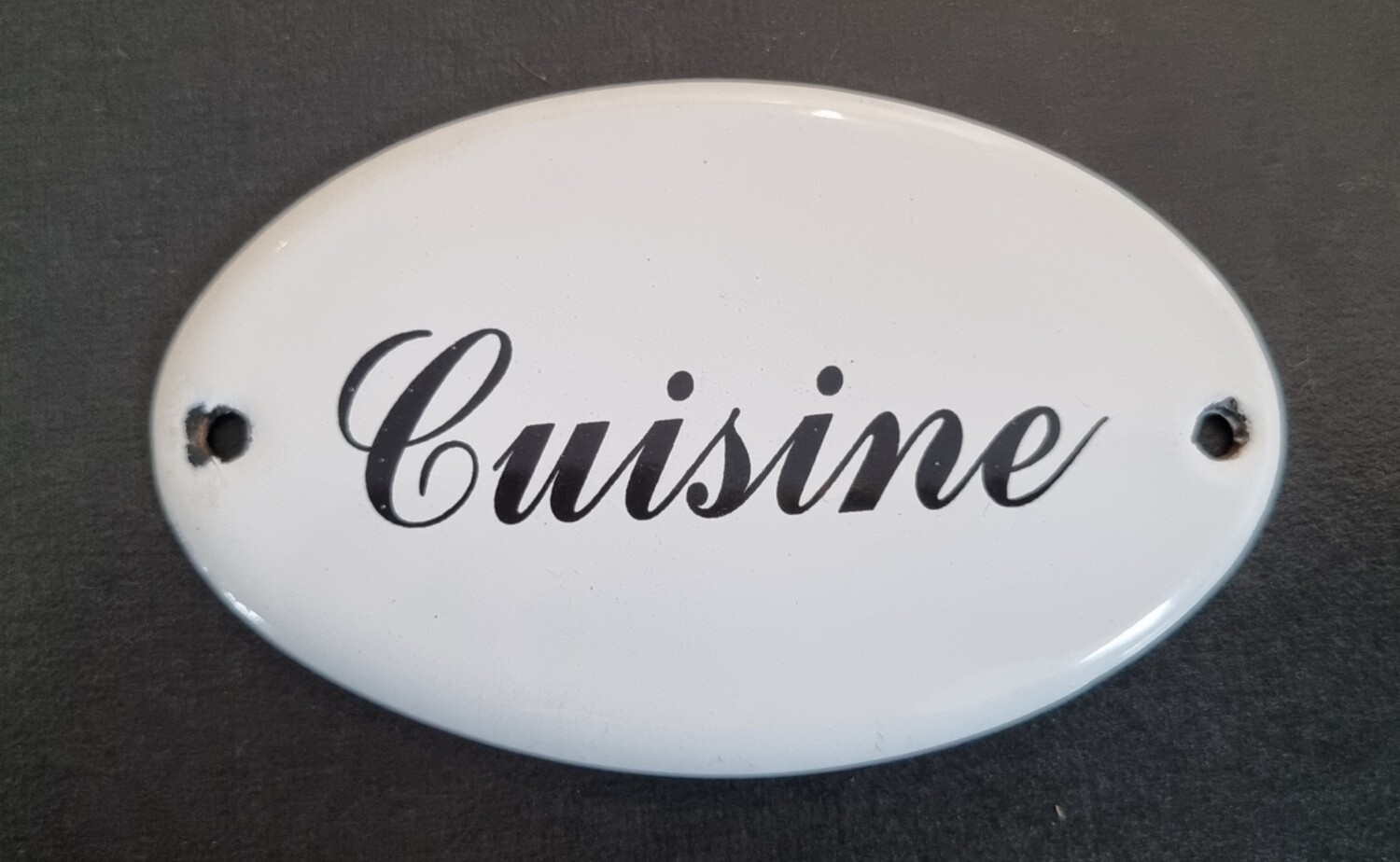 Plaque émail Cuisine