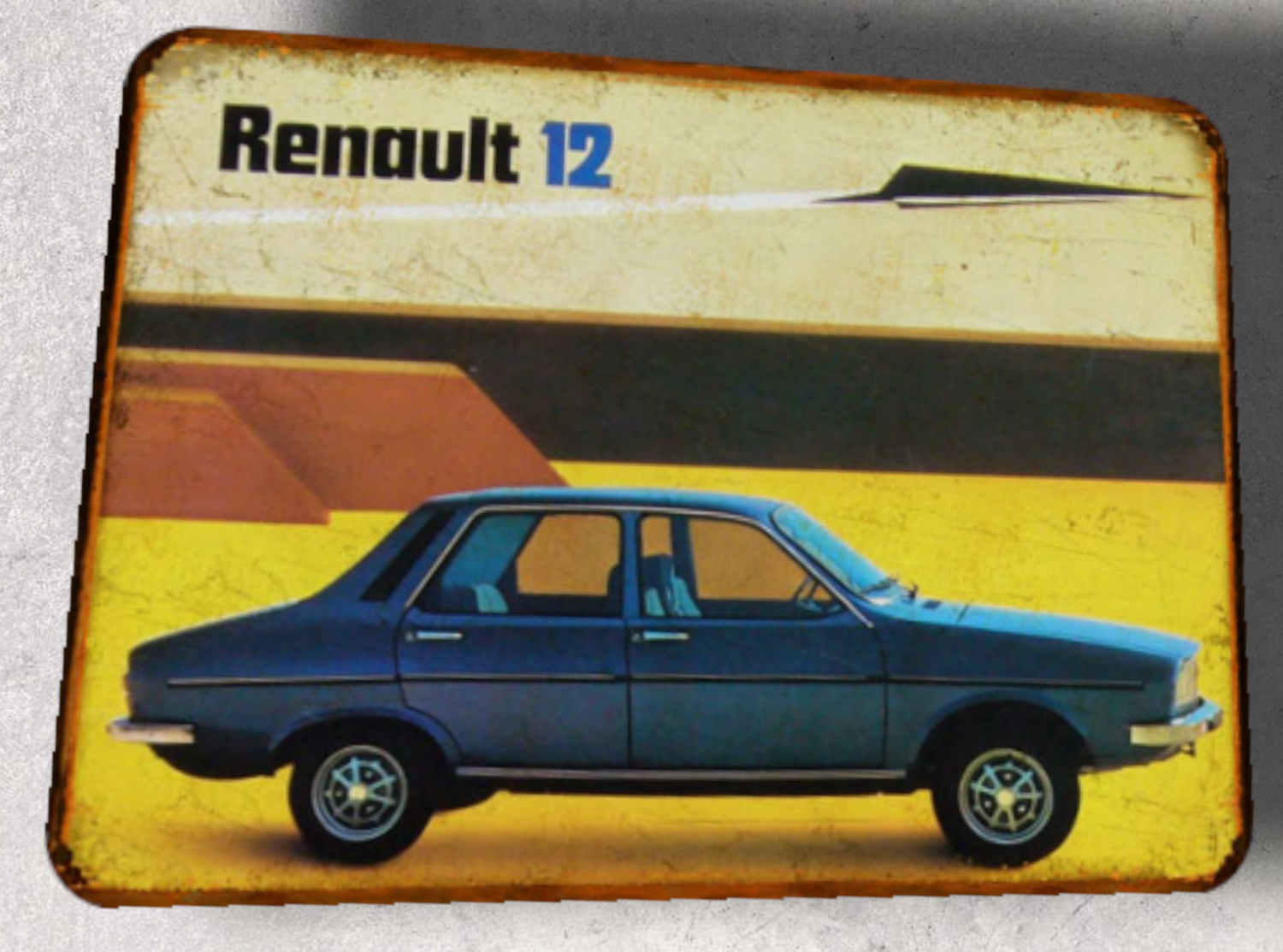 Plaque métal vintage Renault . Fasa 12 (Espagne)