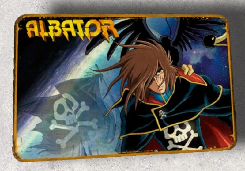 Plaque métal vintage Albator