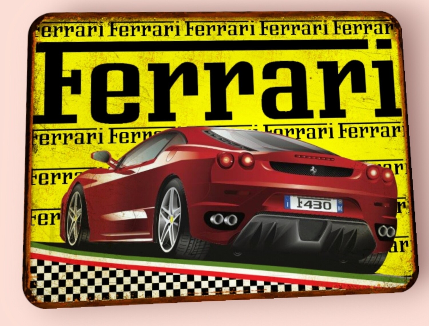 Plaque métal vintage Ferrari F430