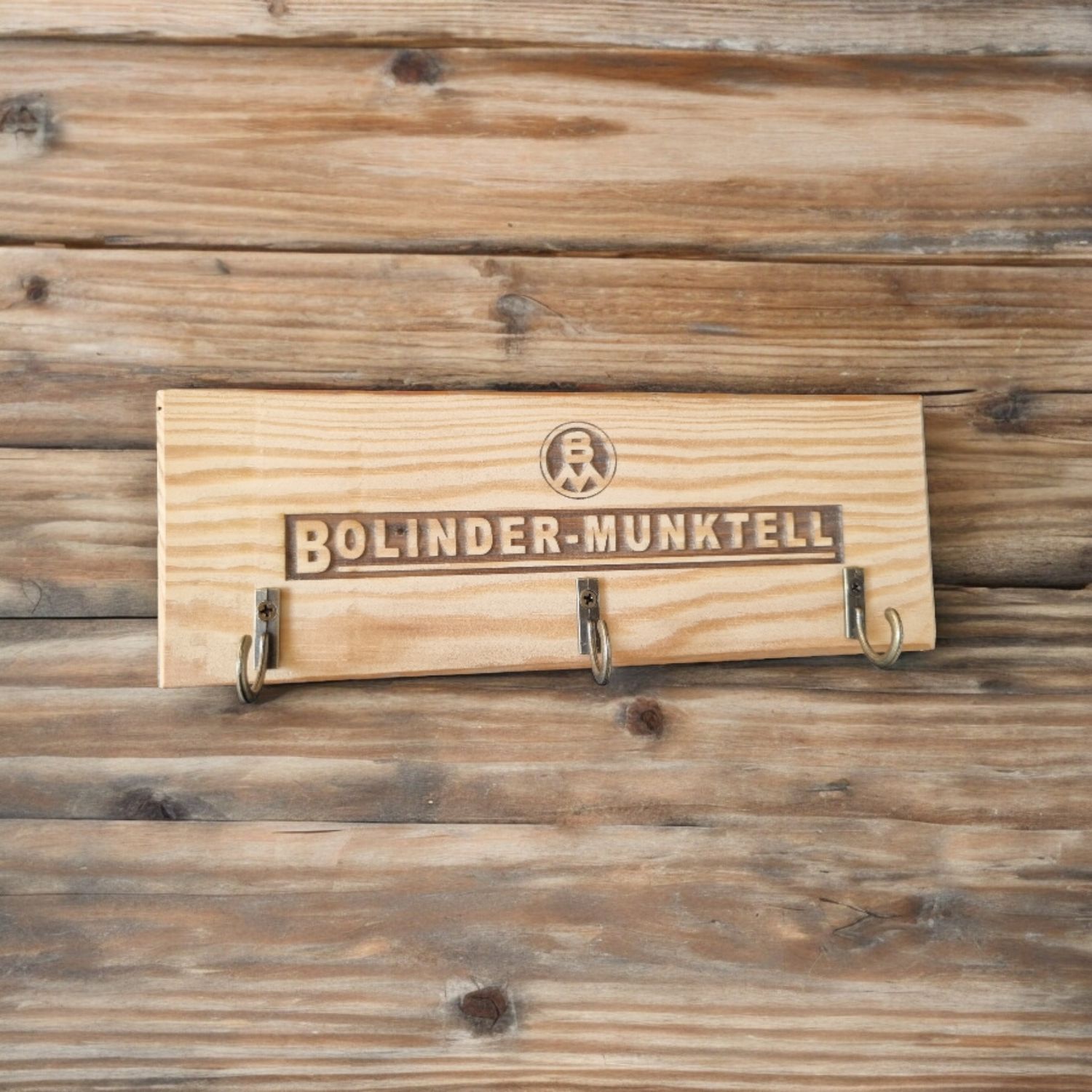 Accroche clefs bois Bolinder Munktell