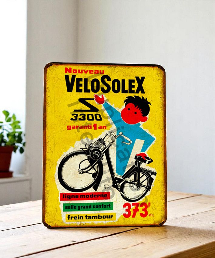 Plaque métal vintage Solex 3300