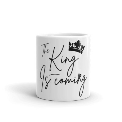 Taza blanca brillante (The King Is Coming)