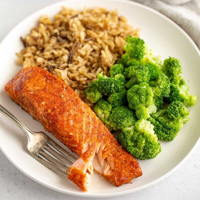 Salmon Broccoli