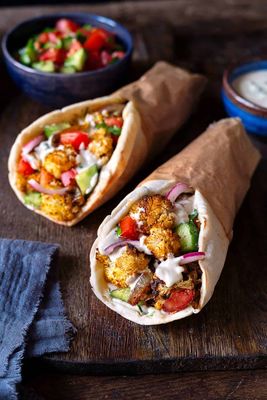 Lebanese Cauliflower Wrap