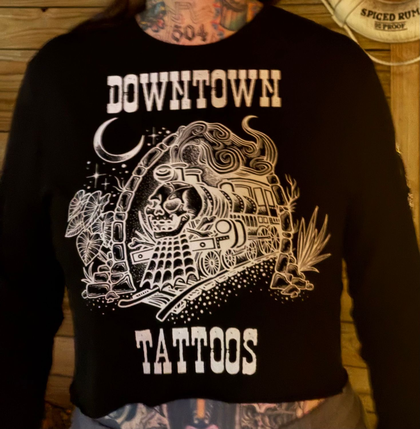 Ghost Train Crop Top