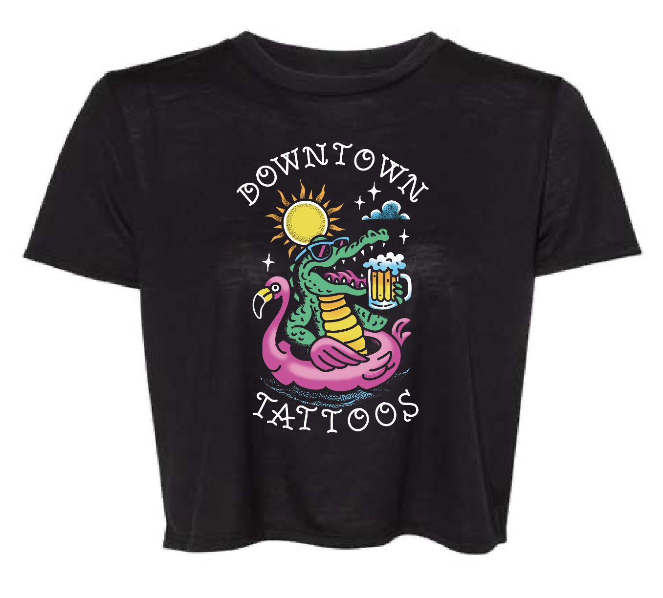 Summer Gator Baby! Crop Top