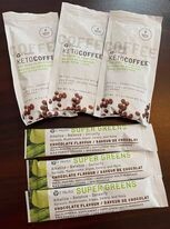 Keto Coffee &amp; Chocolate Greens Detox- 3 Day Trial Pack