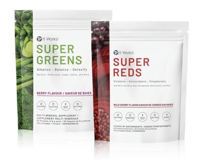 Super Greens/Super Reds - 3 day trial pack