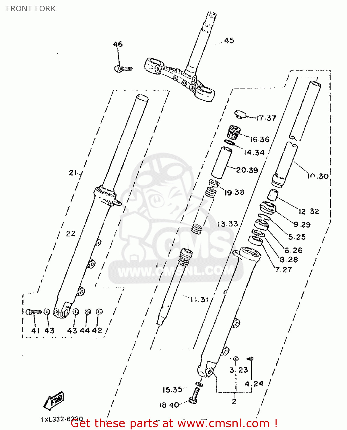 Reten de telescópicas de 36 mm (unidad)