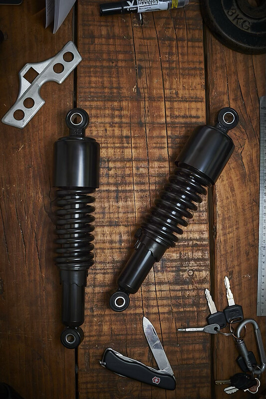 Par de amortiguadores
 negros