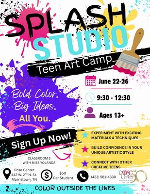 Splash Studio Summer Class