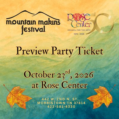 Mountain Makins Preview Party Ticket 2026