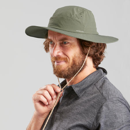 Men's anti-uv trekking hat - mt500