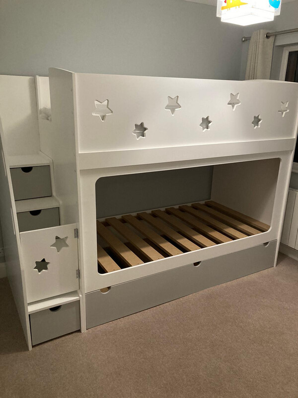 Tall Bunk Bed With Stairs And Trundle 