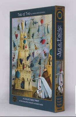 TALE OF TWO; 500-PIECE VELVET-TOUCH JIGSAW PUZZLE