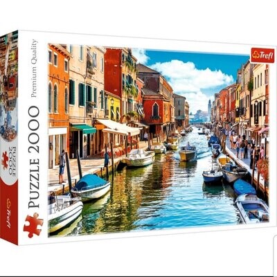 TREFL 2000 PIECE JIGSAW PUZZLE, MURANO ISLAND, VENICE