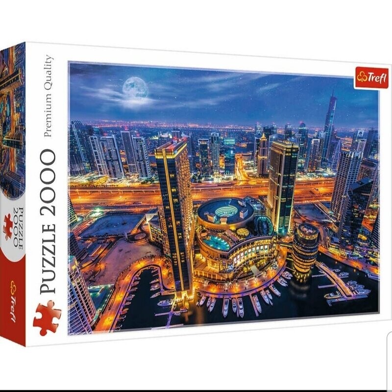 TREFL 2000 PIECE JIGSAW PUZZLE, LIGHTS OF DUBAI