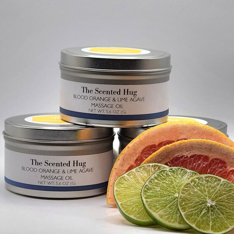 BLOOD ORANGE & LIME AGAVE MASSAGE OIL