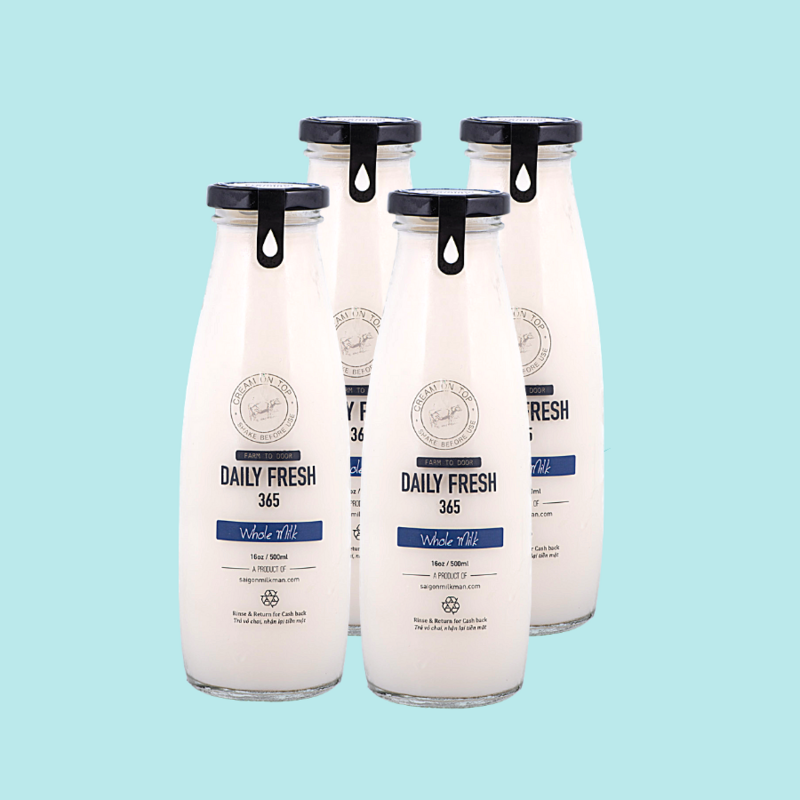 4 Creamline Milk 500ml