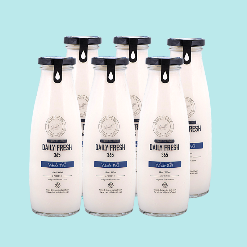 6 Creamline Milk 500ml