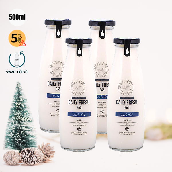 4 Creamline Milk 500ml