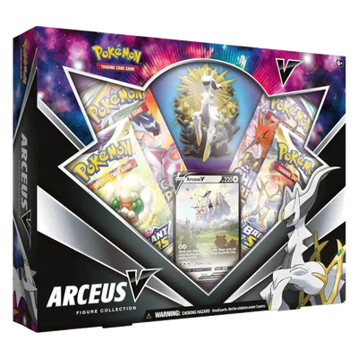 Pokemon Arceus V Figure Collection Box (1 x Cosmic, 1 x Chilling &amp; 2 x Brilliant)