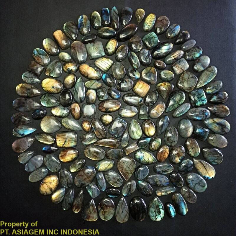 Wholesale Quality Labradorite Gem Stone Lot (250 to 1000ct) ~Ave Size 35ct each~