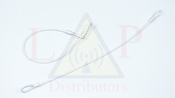 Lanyards, 8" Loop & Loop White (100/Bg) (NIB)