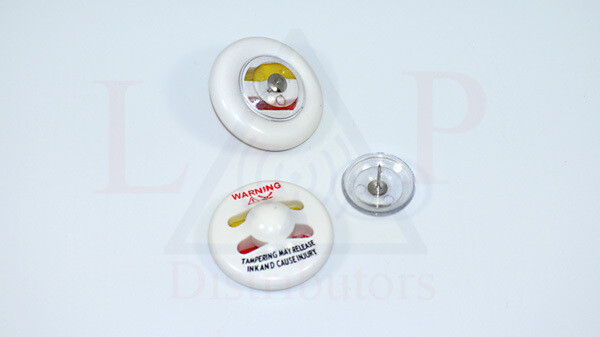 Ink, 58 kHz/AM Round 50mm White Superlock (1K/Bx) (NIB)