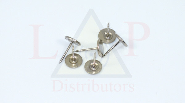 Pin, Flat Head Metal Grooved 19mm Shaft (NIB)
