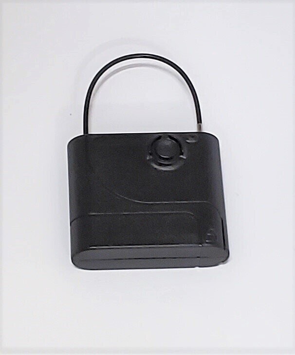 Self-Alarming Dual-frequency 8.2 MHz/RF & 58 kHz/AM Cable Lock (NIB)