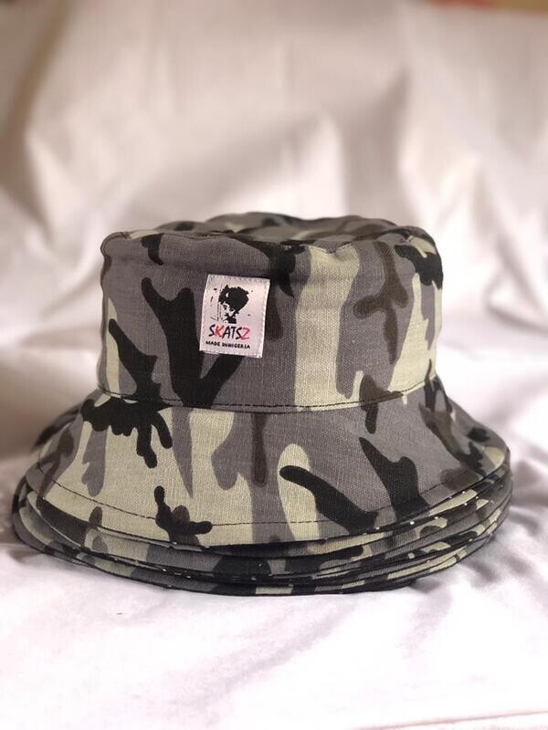 Skatsz! (Ade)Doyin - Camo Satin Lined Bucket Hat