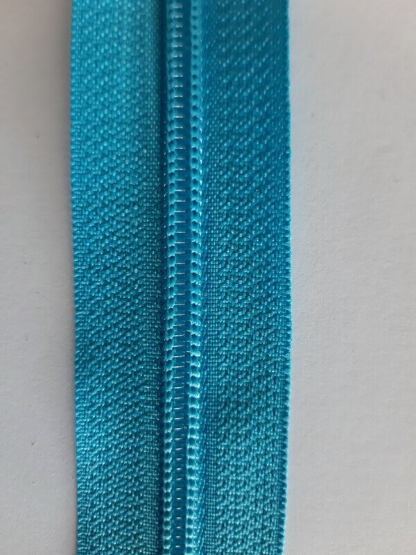 zip maille 5 Turquoise C21 (vendu au mètre)