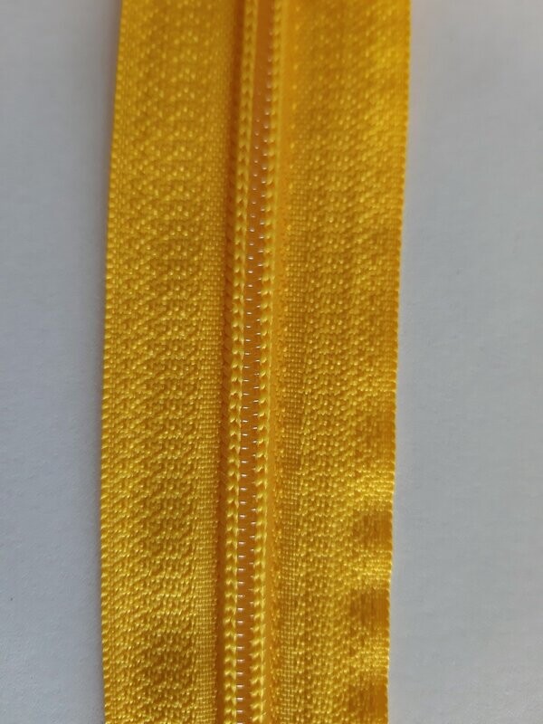 zip maille 5 Jaune C30 (vendu au mètre)