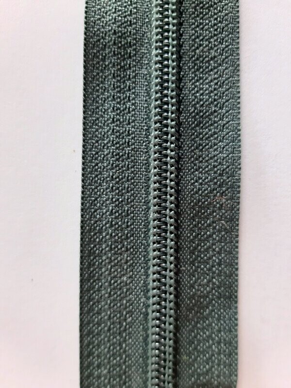 zip maille 5 Vert Anglais C19 (vendu au mètre)
