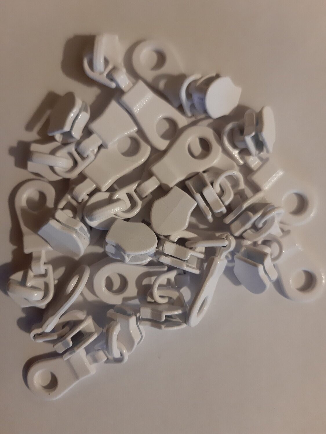 Curseur Blanc maille 5 (vendu à l'unité)