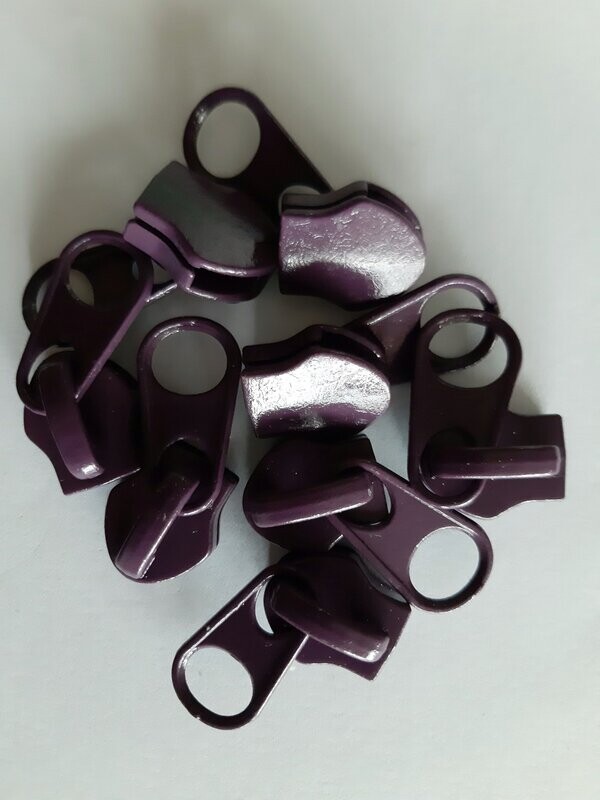 Curseur Aubergine maille 10 (vendu à l'unité)
