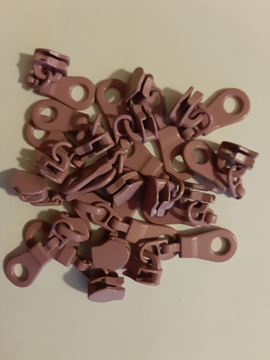 Curseur vieux rose maille 5 (vendu à l'unité)