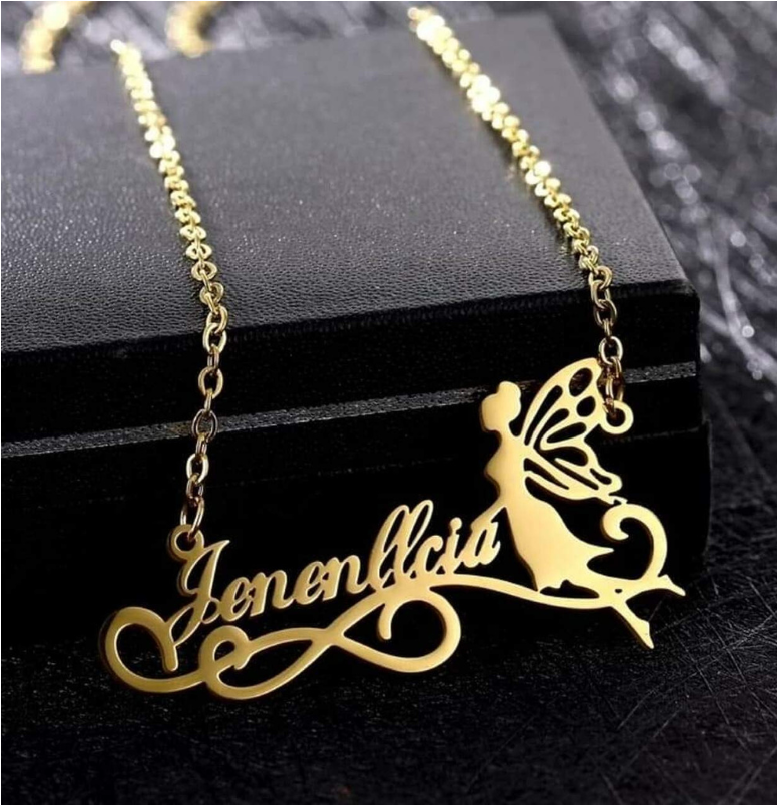 Custom Name Necklace - Fairy