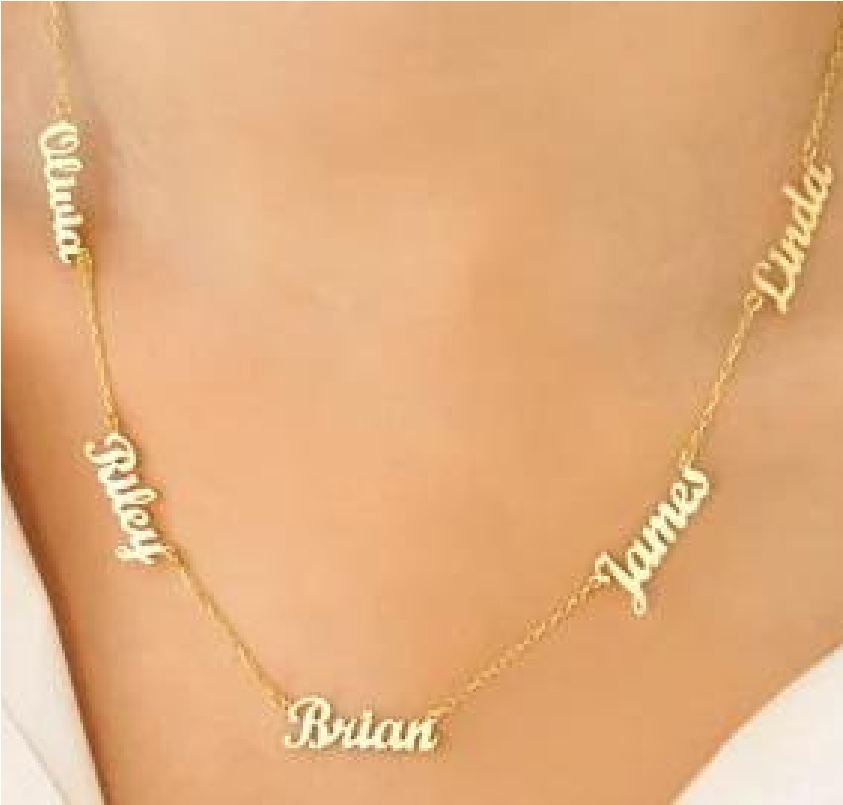 Custom Name Necklace - Multi Names