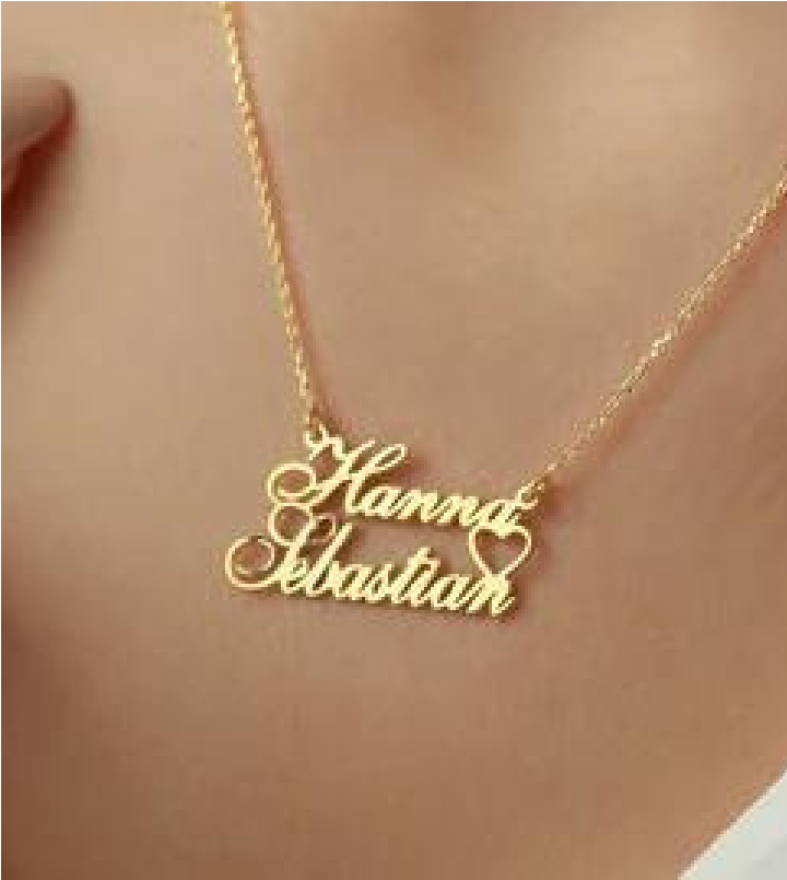 Custom Name Necklace - 2 Names